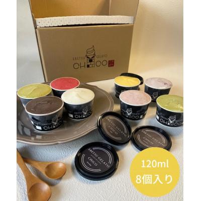 ふるさと納税 江別市 北海道江別市[CHICO ]ジェラート8種