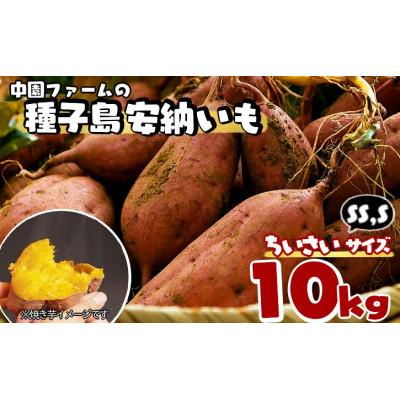 ふるさと納税 西之表市 中園ファームの種子島安納いも(生いも)SS,Sサイズ 10kg
