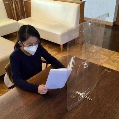 ふるさと納税 日進市 携帯パーテーション「仕切りっこ」