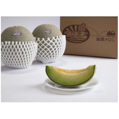 ふるさと納税 旭市 [2026年先行受付]飯岡メロン(青肉)大玉5L(約1.7kg)2玉入