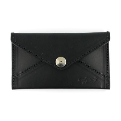 ふるさと納税 大川市 maf pinto エンベロープ カードケース 本革 ブラック