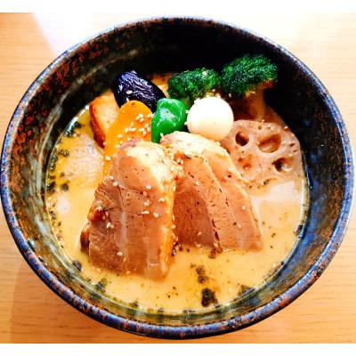 ふるさと納税 滝沢市 札幌で修行したオーナが厳選した食材でこだわって作った[じっくり煮込んだ豚角煮カレー]