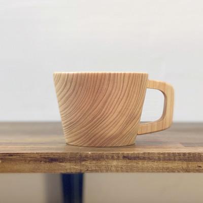 ふるさと納税 南アルプス市 花と木の工房 メイフラワーズ ヒノキのコーヒーカップ