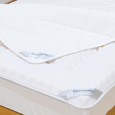 ふるさと納税 富士吉田市 【洗える】マットレス用敷パッド\u0026【点で支える】高密ウレタンマットレスLite シングル2枚セットの画像