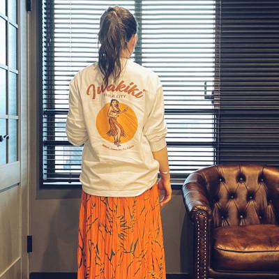 ふるさと納税 いわき市 IWAKIKI ロングスリーブTシャツ XL