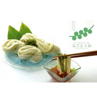 ふるさと納税 糸満市 海ぶどう麺&lt;6食セット&gt;+海ぶどう