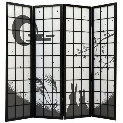 ふるさと納税 瀬戸市 お月見うさぎ衝立(高さ150cm)