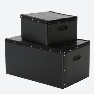 ふるさと納税 伊万里市 スマート収納箱セット HAKO93&amp;HAKO137(黒)