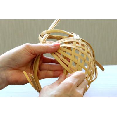 ふるさと納税 別府市 竹細工伝統産業会館観覧&amp;籠製作体験スペシャルセット[A]