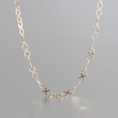 ふるさと納税 大津市 [K10イエローゴールド インフィニティチェーンネックレス]40cm 無限の愛 ゴールドアクセサリー