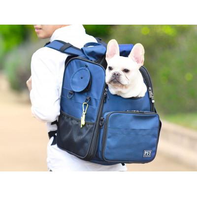 ふるさと納税 忠岡町 PFIキャリーバッグ　【コンパクトタイプ/カーキ】　ペット防災×アウトドアペットキャリーバッグ |  | 01