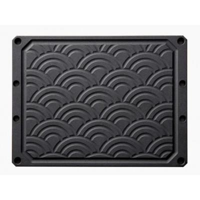 ふるさと納税 恵那市 LGASIA (ルガシア) 9mm極厚鉄板アートタイプ「和柄青海波」(専用ハンドル付き)