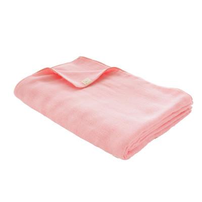 ふるさと納税 蒲郡市 cumuco(クムコ)の6重ガーゼ ひざ掛け _ももいろ[G0287]