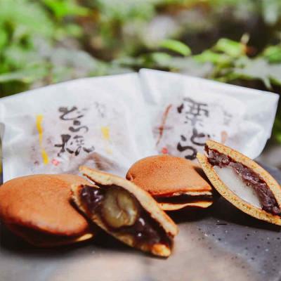 ふるさと納税 丹波篠山市 丹波篠山老舗和菓子屋の栗どら&amp;どら焼き 5個入り