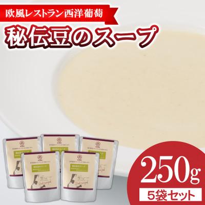 ふるさと納税 南陽市 欧風レストラン西洋葡萄の秘伝豆のスープ 250g×5パック[S1669]