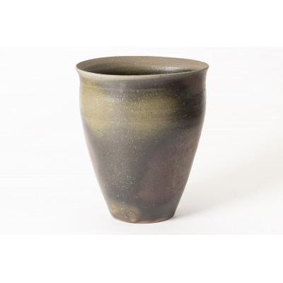 ふるさと納税 備前市 山麓窯の広口花器 中