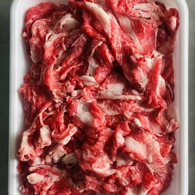 ふるさと納税 高岡市 越中万葉牛切り落とし 800g