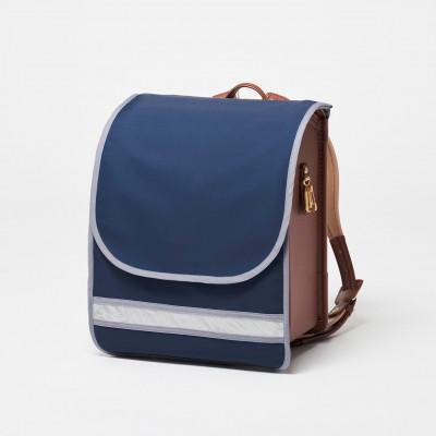 ふるさと納税 足利市 PETIT PSYCHEのランドセルカバーbasic ネイビー×ダークグレイ | 