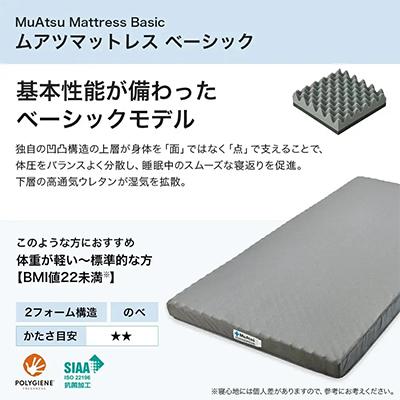 ふるさと納税 市川三郷町 昭和西川のムアツマットレスBasic　セミダブル　2025年モデル |  | 01