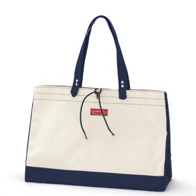 ふるさと納税 山陽小野田市 たっぷりトート 紺