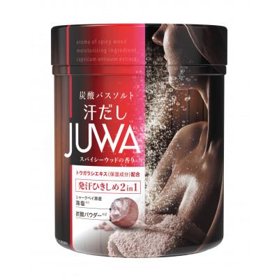 ふるさと納税 久喜市 新感覚炭酸バスソルト Aセット 汗だしJUWAスパイシーウッドの香り 500g×3個