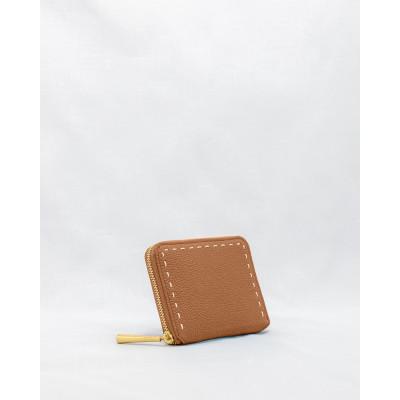 ふるさと納税 東大阪市 [CAMEL] 本革ラウンドファスナー二つ折り財布 BONNY (ボニー)