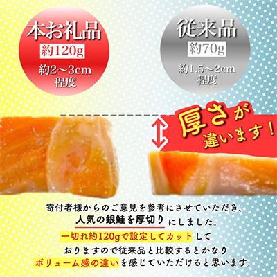 ふるさと納税 いすみ市 厚切り塩銀鮭切身　約1.5kg |  | 01