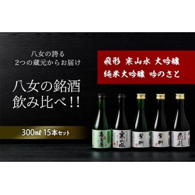 ふるさと納税 八女市 八女の銘酒飲み比べ!!300ml×各3本