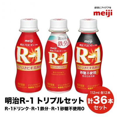 ふるさと納税 守谷市 R-1ドリンク12本 R-1鉄分12本 R-1ドリンク砂糖不使用0 12本