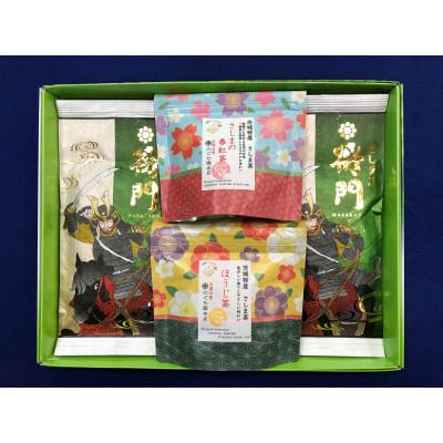 ふるさと納税 坂東市 のぐち園本店(登録商標)さしま茶将門セット[将門(茶葉)・さしまの春紅茶(TB)・ほうじ茶(TB)]