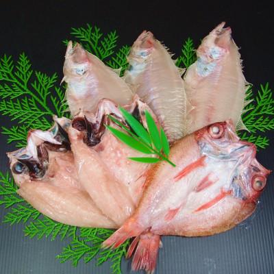 ふるさと納税 浜田市 山陰浜田 創業大正10年香住屋のこだわり干物「水かれい・のどぐろ一夜干し約750g」