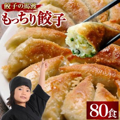 ふるさと納税 高鍋町 馬渡のもっちり餃子80個