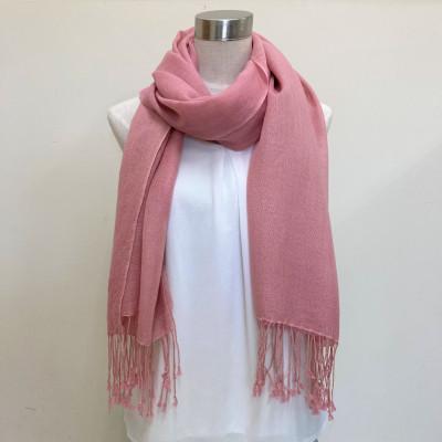 ふるさと納税 豊見城市 [ウージ染め]花穂ストールモンゴルウール