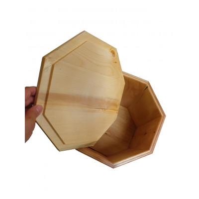 ふるさと納税 春日部市 木製 蓋つきゴミ箱(八角形) : Yahoo!ふるさと