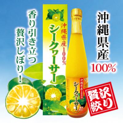 ふるさと納税 豊見城市 [ギフト用]沖縄県産100%シークヮーサー