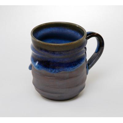 ふるさと納税 大仙市 [楢岡焼]ロクロ目マグカップ 1個