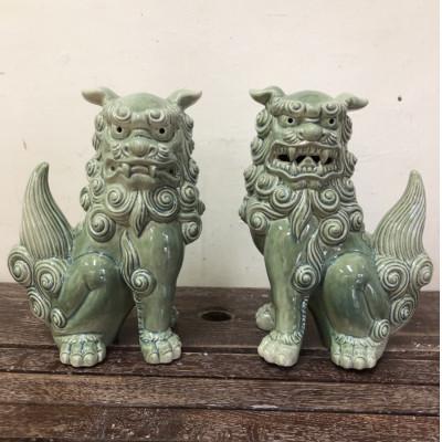 ふるさと納税 与那原町 手作りシーサー緑釉 |  | 02