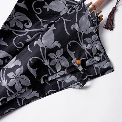 ふるさと納税 富士吉田市 舟久保織物の高級晴雨兼用傘「透彩」/グレー