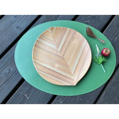 ふるさと納税 由布市 幸せの木の葉皿 1枚(約27×25×3cm)