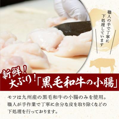 ふるさと納税 上毛町 黒毛和牛専門　もつ鍋こうづきのもつ鍋セット白味噌味4〜6人前