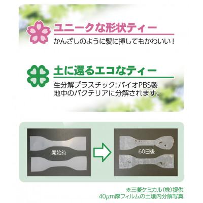 ふるさと納税 塩尻市 土に還るエコなゴルフティー　かんざしてぃー　×　4セット(ショート・ロング各3色)_3
