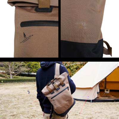 ふるさと納税 鎌倉市 【鎌倉天幕】× AS2OV 2Way・透湿防水Cordura ロールパック 20L KTM-ASRSの画像