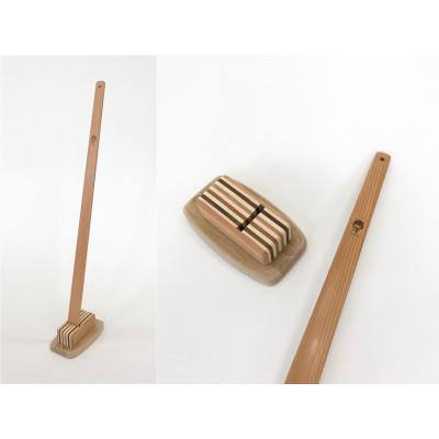 ふるさと納税 山武市 ちばの木サンブスギ 靴ベラ(スタンド付き)