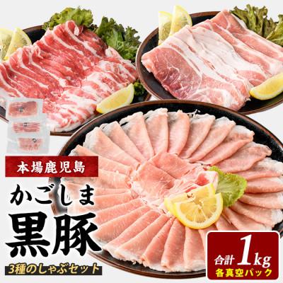 ふるさと納税 指宿市 【鹿児島県産】黒豚しゃぶしゃぶセット1kg(IB119-001) | 
