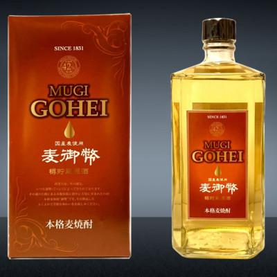 ふるさと納税 日之影町 本格麦焼酎 麦御幣42度720ml×1本[J-34]