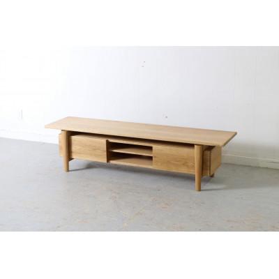 ふるさと納税 江別市 TVボード(ローボード) 道産ナラ 北海道 MOOTH 1台