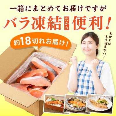 ふるさと納税 泉佐野市 銀鮭切身 2kg(約18切れ)訳あり 規格外 サーモン |  | 03