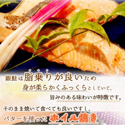 ふるさと納税 由良町 和歌山魚鶴仕込の甘口塩銀鮭切身30切(2切×15パック　小分け)　_1