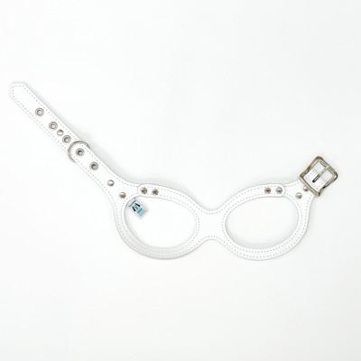 KAZAMA メガネリード ホワイト セット ふるさと納税 八潮市 メガネハーネス【Sサイズ 】ホワイト(本革製