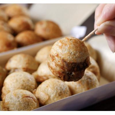 ふるさと納税 南知多町 皓介オリジナル名古屋風醤油たこ焼き「白(昆布味)」20コ[篠島産の蛸使用]CAS冷凍 子供のおやつに